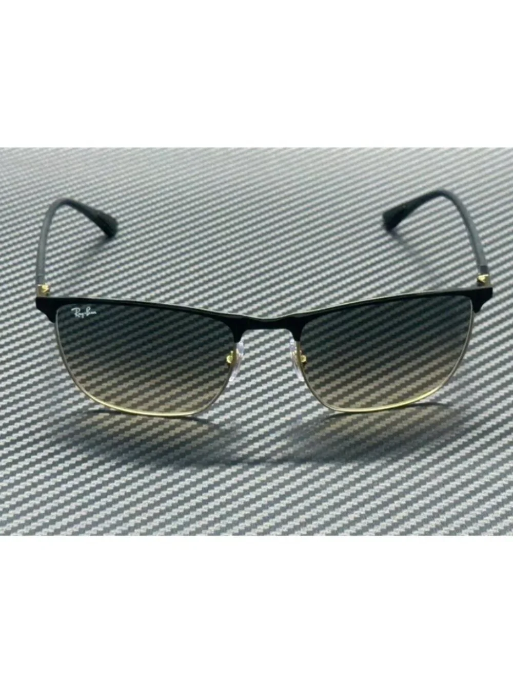 New Ray-Ban Men Black Sunglasses 57-19-140